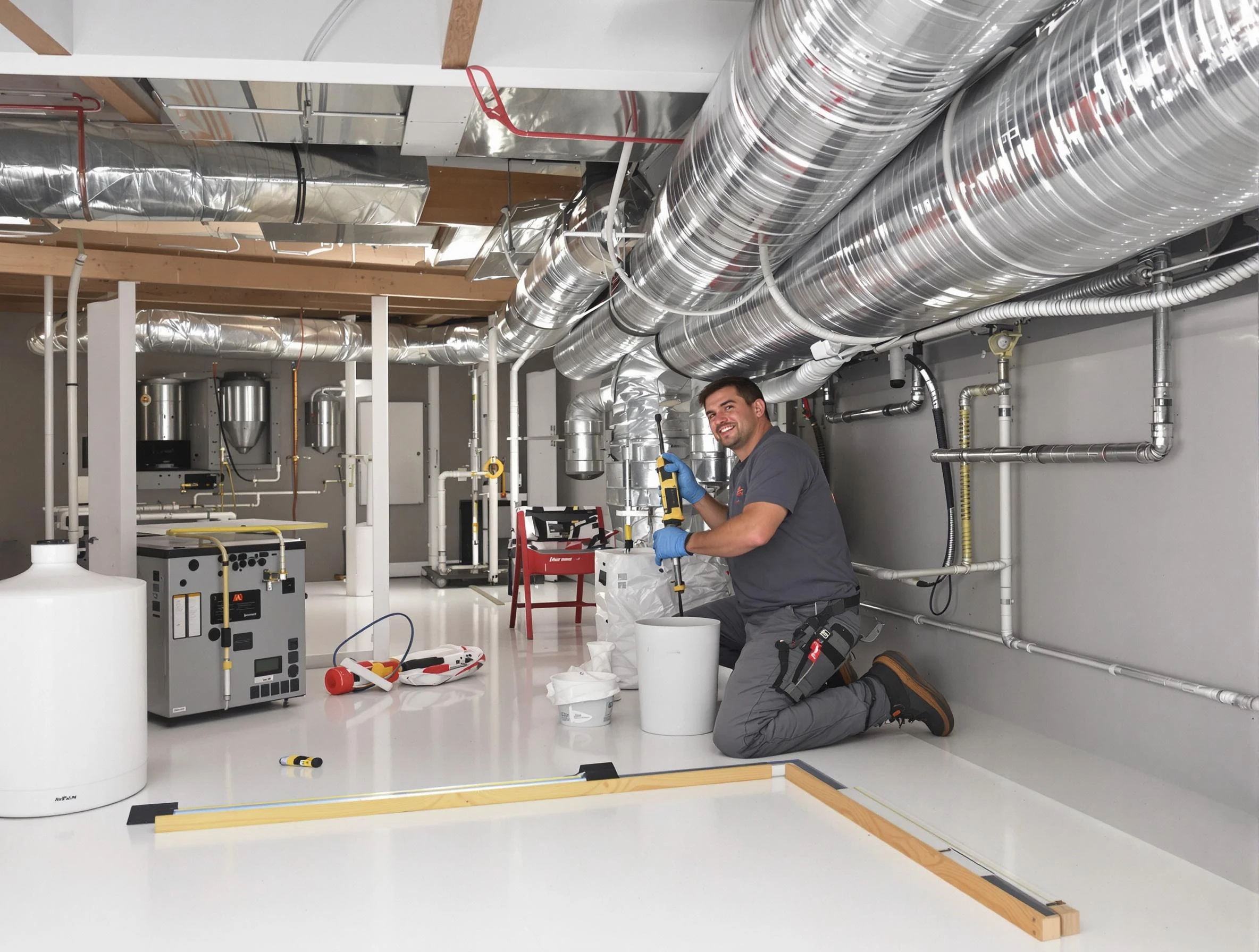 Professional duct sealing service by Centerville Air Duct Cleaning in Centerville